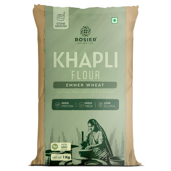Rosier khapli atta, Khapli Wheat Flour